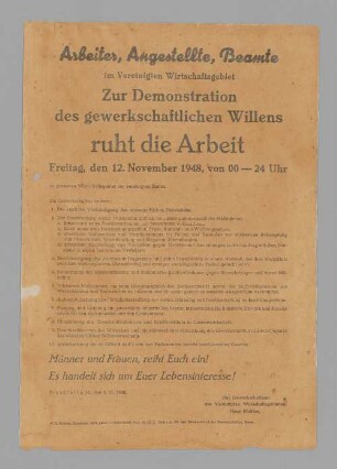 "Arbeiter, Angestellte, Beamte im Vereinigten Wirtschaftsgebiet"