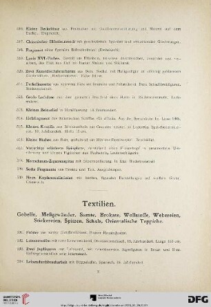 Textilien (Nr. 531-647)