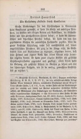 Drittes Hauptstück. Die Gründung Fulda's durch Bonifacius