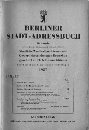 1957,2: Branchen-Adressbuch