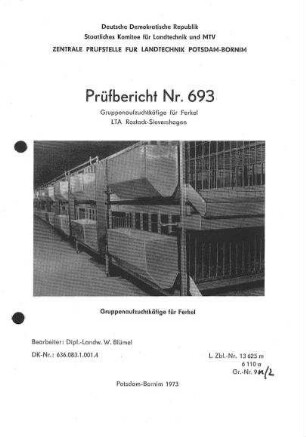 Gruppenaufzuchtkäfige für Ferkel