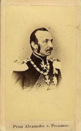Bildnis von Alexander (1820-1896), Prinz von Preussen