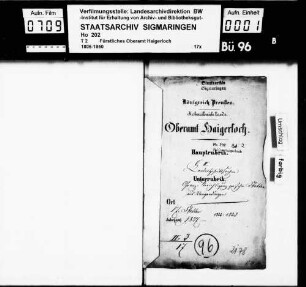 Grenzberichtigung zwischen Stetten bei Haigerloch und Rangendingen
