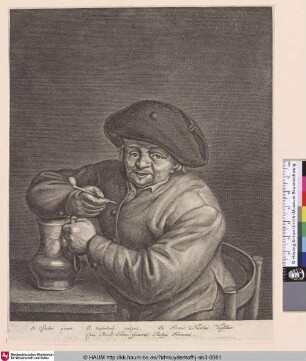 [Bauer mit Pfeife; Peasant]