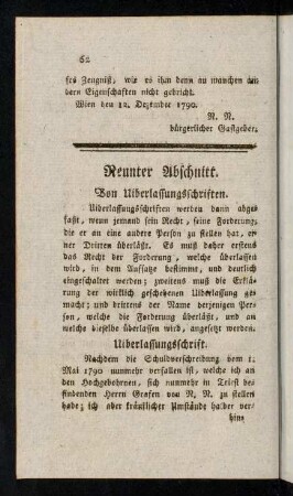 62-65, Neunter Abschnitt.
