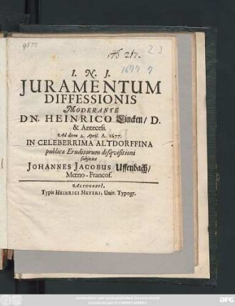 Iuramentum Diffessionis