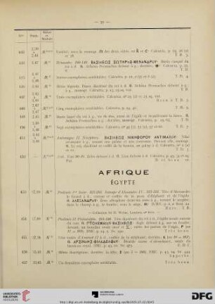 Afrique (Nr. 453-467)