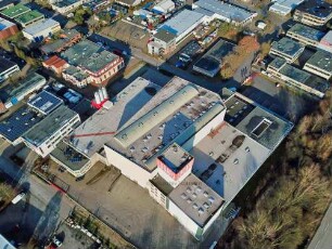 Barsbüttel: Luftbild des Gewerbegebiets: Firma Lugato