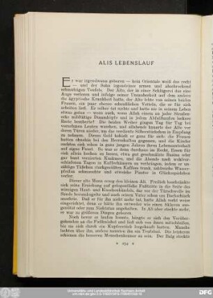 Alis Lebenslauf