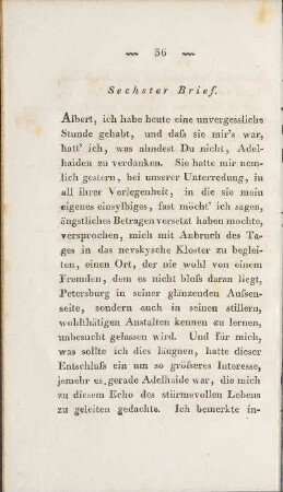 Sechster Brief.