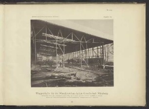 Waggonhalle für die Maschinenbau-Actien-Gesellschaft Nürnberg.