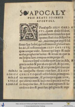Apocalypsis Beati Ioannis Apostoli