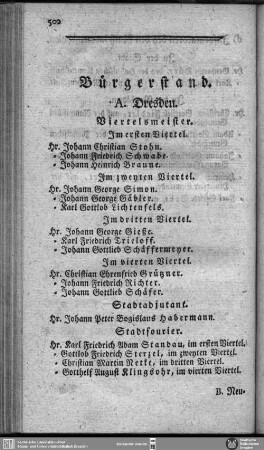 Bürgerstand