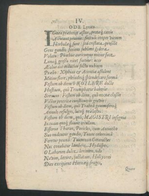 Ode Lyrica.