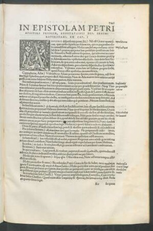 In Epistolam Petri Apostoli Priorem, Annotationes Des. Erasmi Roterodami.