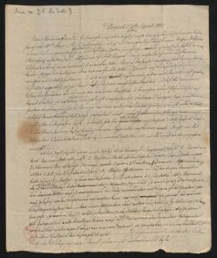 Brief an Georg Johann Daniel Poelchau : 9./21.04.1835