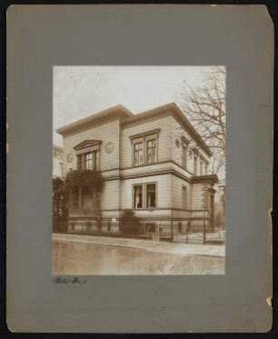 Villa Blanckertz Stülerstraße 1, Berlin-Tiergarten: Ansicht