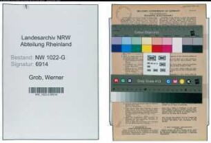 Entnazifizierung Werner Grob , geb. 19.08.1917 (Postangestellter)