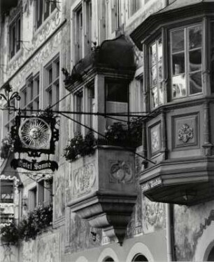 Schöne alte Wirtshäuser in Stein am Rhein