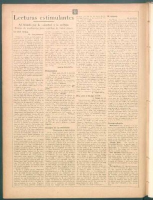 Memorandum : Para cada día de la semana