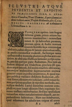 Tabulae Totius Dialectices : Aliarum Artium Instrumenti, Praecepta utilissima breviter complectentes, ordine perspicuo digestae ; Nunc ab auctore diligenter ac postremo plurimis in locis recognitae, & brevibus annotationibus margini adiectis illustratae