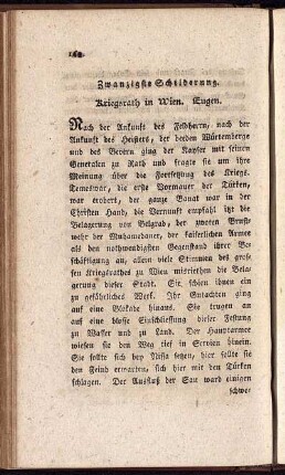 Zwanzigste Schilderung.