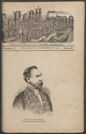 [Retrato de] Excmo. Sr. Dr. Carlos Holguín. : Encargado del Poder Ejecutivo de Colombia.