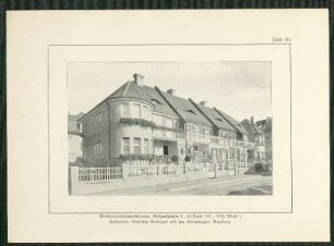 Familienhäuserkolonie, Reihenhäuser I-II. (Tafel 101-102), Blatt I