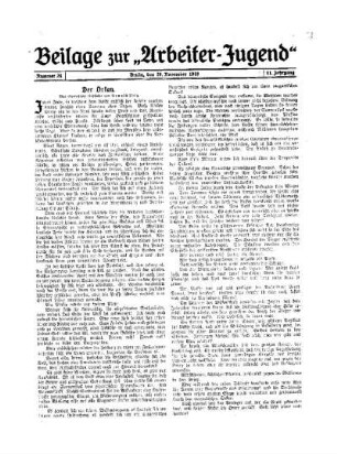 Beilage zur "Arbeiter-Jugend"