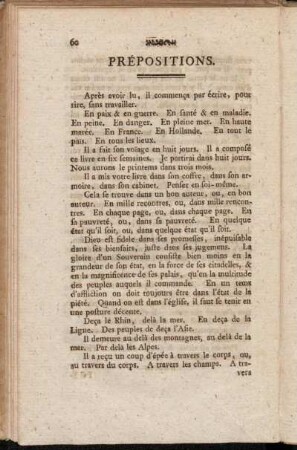 Prépositions.