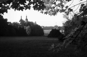 Donaueschingen: Park mit Schloss und Kirchtürme