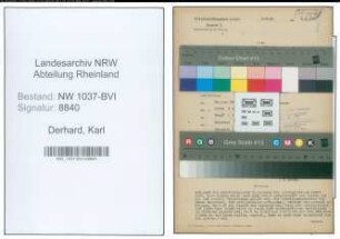 Entnazifizierung Karl Derhard , geb. 09.08.1894 (Konstrukteur)