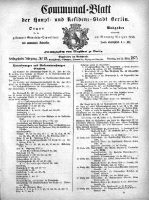 1875,12: No. 12, 21. März 1875