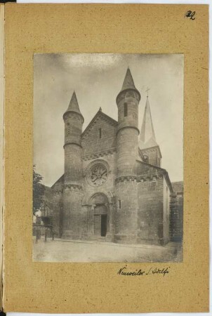 St. Adelphi, Neuweiler: Ansicht (aus: Skizzen- und Fotoalbum 7)