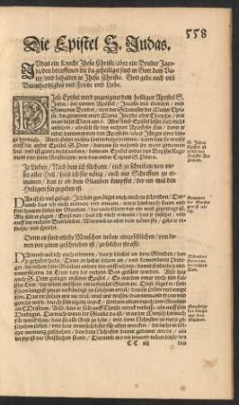 Die Epistel S. Judas.