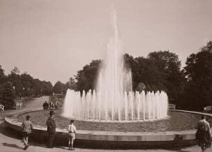 Großer Garten : Reichsgartenschau, Große Wasserkunst (Leuchtfontäne) im Freigelände