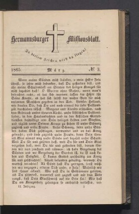 1865. März. N°. 3