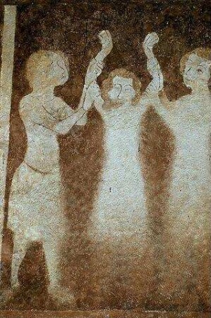 Joseph wird von seinen Brüdern in den Brunnen geworfen