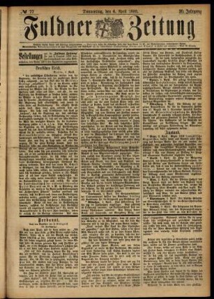 Ausgabe vom Donnerstag, den 06. April 1893.