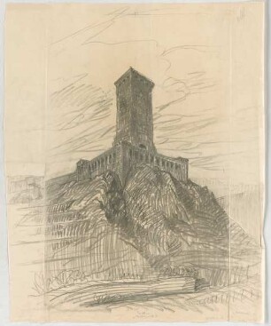 Thiersch, Friedrich von; Bingerbrück - Elisenhöhe; Bismarck-Nationaldenkmal - Perspektive