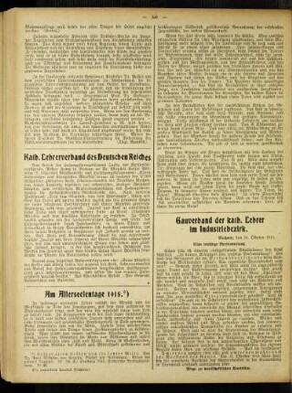 Gauverband der kath. Lehrer im Industriebezirk