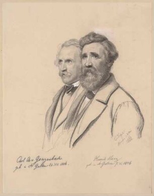 Bildnis Gonzenbach, Carl Arnold von (1806-1885), Maler, Kupferstecher