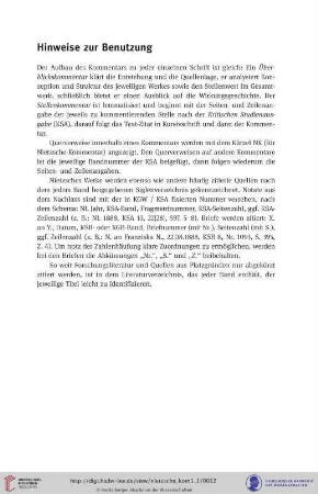 Hinweise zur Benutzung