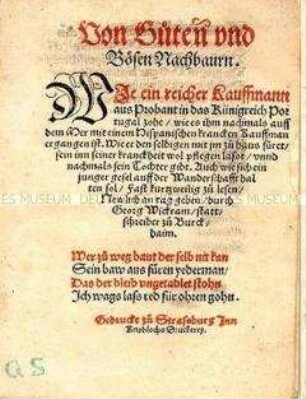 Von guten und bösen Nachbarn