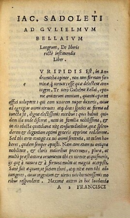 De liberis recte institvendis, liber