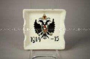 Aschenbecher mit patriotischem Motiv