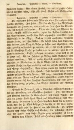 Franzosen. - Schweden. - Dänen. - Amerikaner