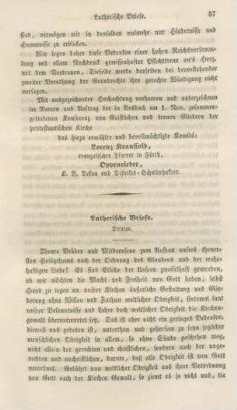 57-66 Lutherische Briefe : Dritter