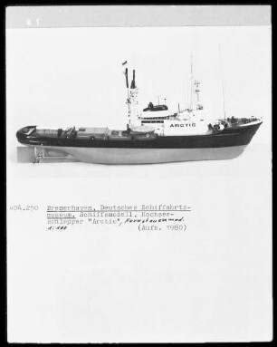 Hochseeschlepper "Arctic", Fernsteuerungsmodell