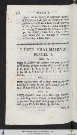 Psalmi / Proverbia / Iob.